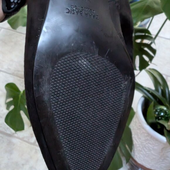 Zara Suede Black Over the Knee Boots - Picture 7 of 7